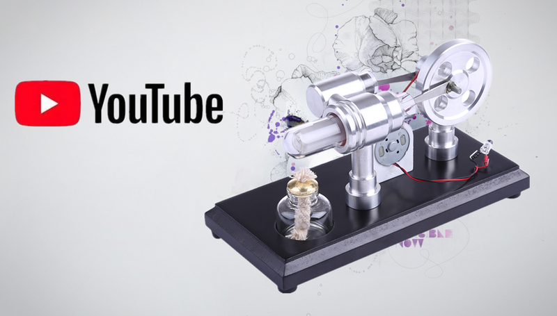 Youtube Review Video About the $29.99 Stirling Engine Kit Model