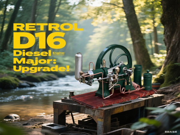 RETROL D16 Diesel Engine: Major Upgrade!  | Stirlingkit