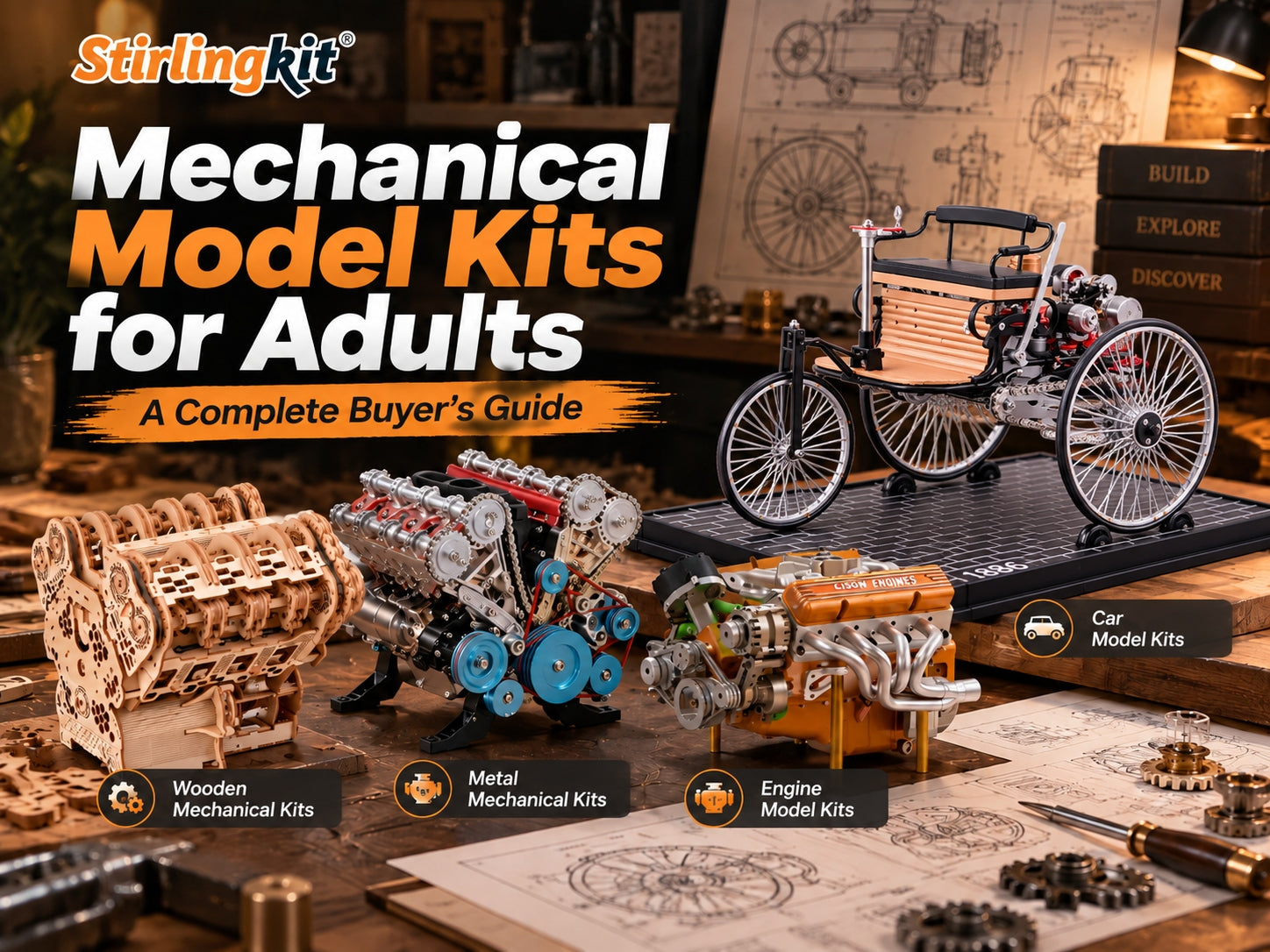 The 4 Best Mechanical Model Kits for Tinkerers and Hobbyists 2026 Buyer's Guide | Stirlingkit
