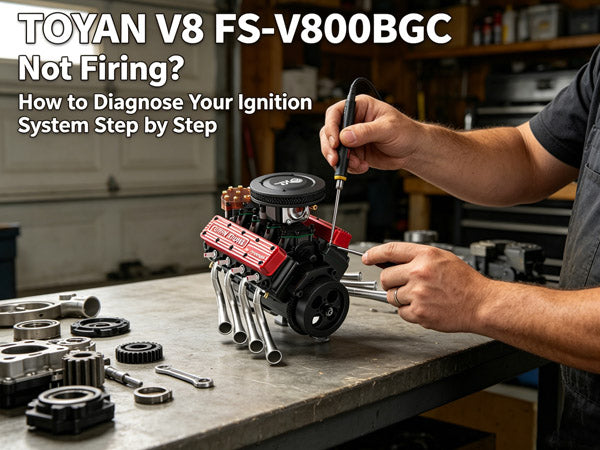 TOYAN V8 FS-V800BGC Not Firing? How to Diagnose Your Ignition System Step by Step | Stirlingkit