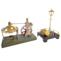ENJOMOR Assembly Vertical Hero's Steam Engine Model with Boiler DIY KIT - stirlingkit