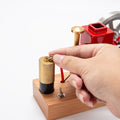 ENJOMOR 6cc Antique Red Hit and Miss Gas Engine Working Model - stirlingkit