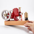 ENJOMOR 6cc Antique Red Hit and Miss Gas Engine Working Model - stirlingkit