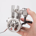 ENJOMOR GS-DK01 4 Stroke Single Cylinder Gas Power Engine RTR 14000rpm 8cc - stirlingkit