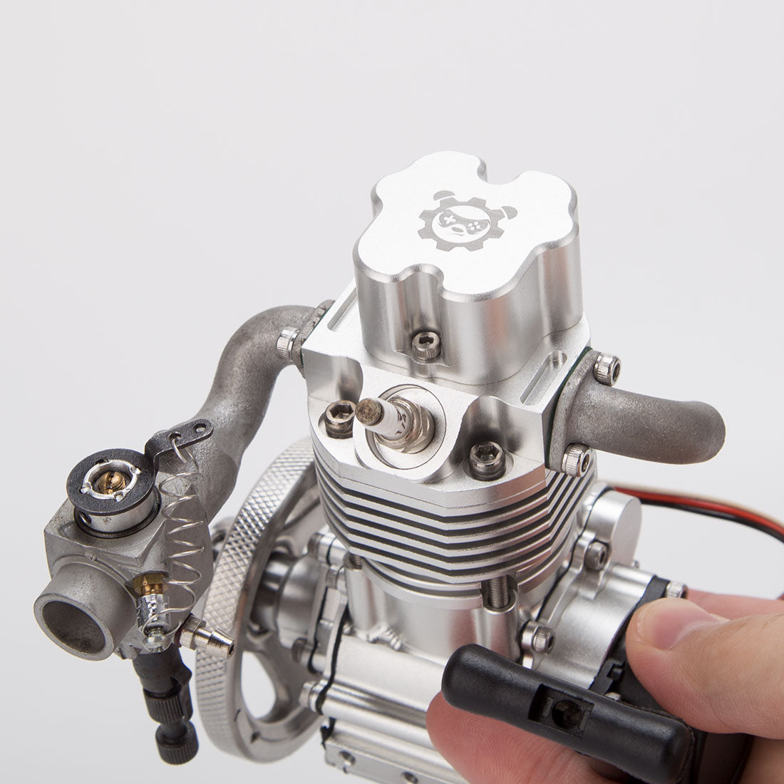 ENJOMOR GS-DK01 4 Stroke Single Cylinder Gas Power Engine RTR 14000rpm 8cc - stirlingkit