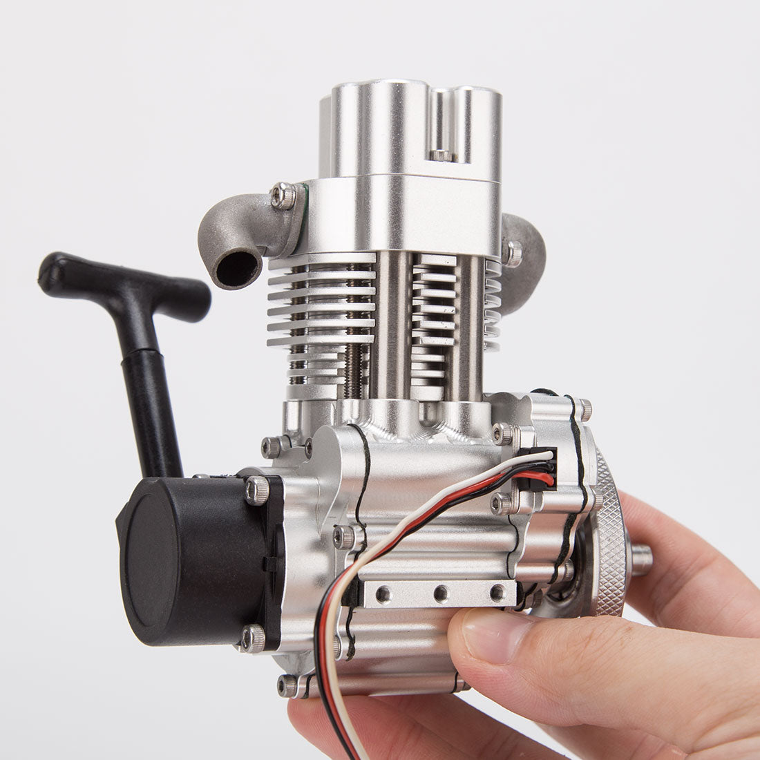 ENJOMOR GS-DK01 4 Stroke Single Cylinder Gas Power Engine RTR 14000rpm 8cc - stirlingkit