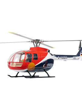 FLYWING BO105 470 Size Scale GPS Heli Drone 2.4G 6CH Big Military RC Helicopter With H1 Flight Controller