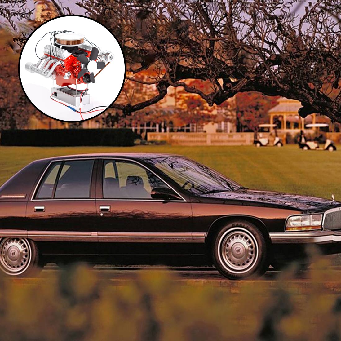 ENJOMOR 1/6 Scale Big Block V8 Engine Kits That Works Fully 3D Printed - stirlingkit