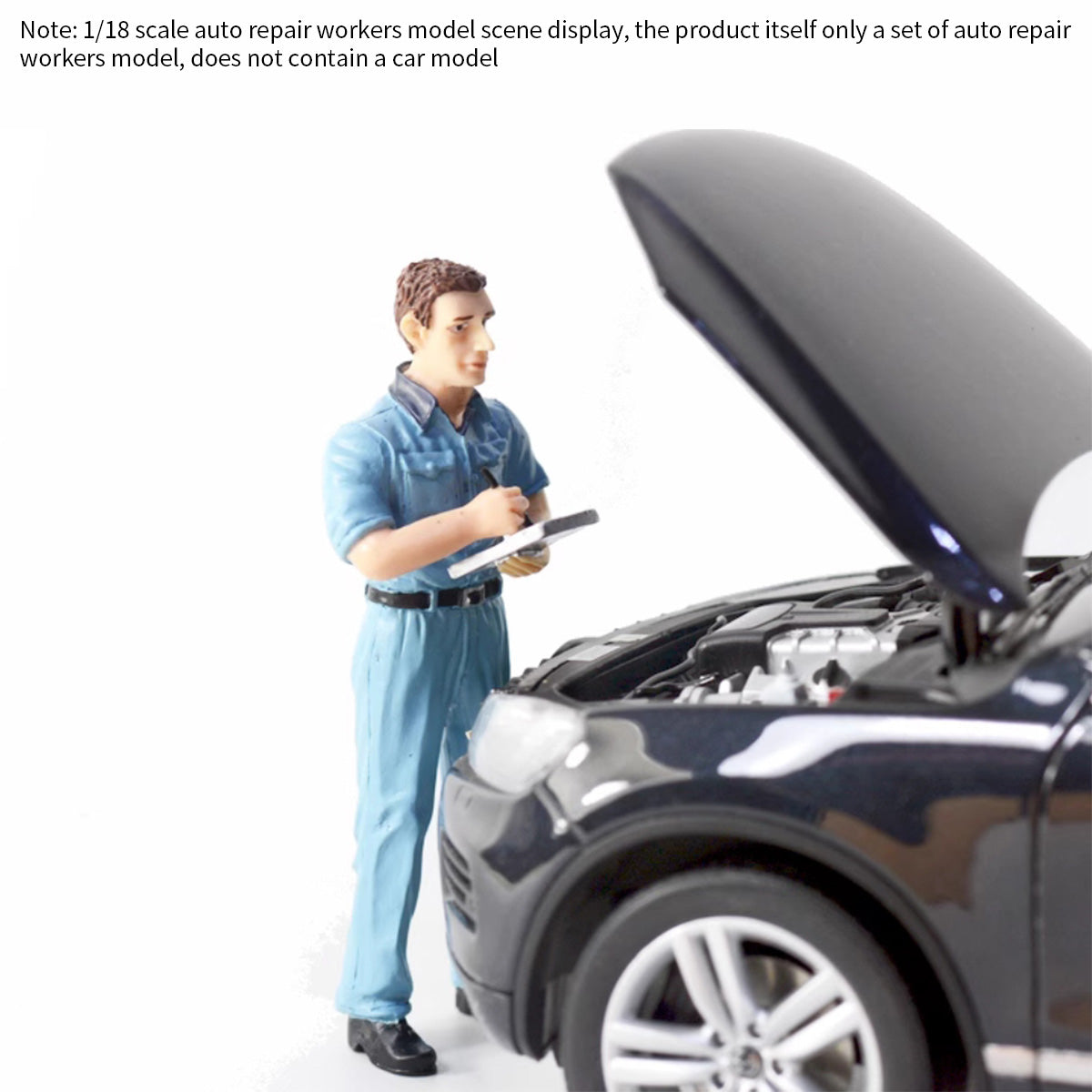 Auto Repair Worker Automobile Mechanic Action Figure Complete Set 1/18 Scale - stirlingkit