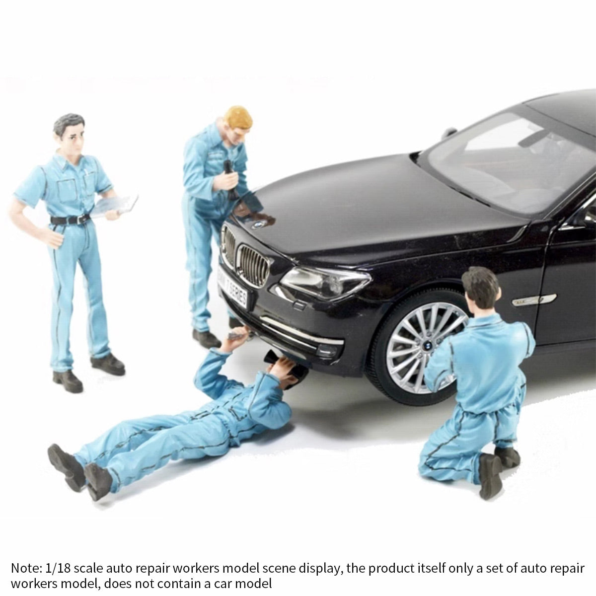 Auto Repair Worker Automobile Mechanic Action Figure Complete Set 1/18 Scale - stirlingkit