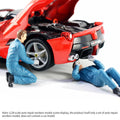 Auto Repair Worker Automobile Mechanic Action Figure Complete Set 1/18 Scale - stirlingkit