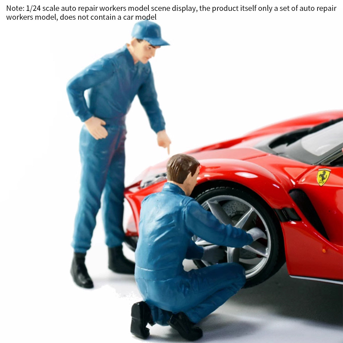 Auto Repair Worker Automobile Mechanic Action Figure Complete Set 1/18 Scale - stirlingkit
