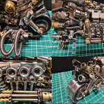 Build a Motorcycle 3D DIY Metal Mode Kits Gift for Bikers 900+PCS - stirlingkit