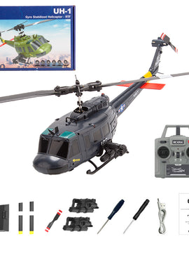RC ERA C032 UH-1 Huey RTF 2.4G 6CH Flybarless 1/48 RC Helicopter Model for Beginner