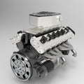 ENJOMOR All-Metal Supercharger for ENJOMOR V12 GS-V12 High Performance Engine Model - stirlingkit