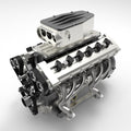 ENJOMOR All-Metal Supercharger for ENJOMOR V12 GS-V12 High Performance Engine Model - stirlingkit