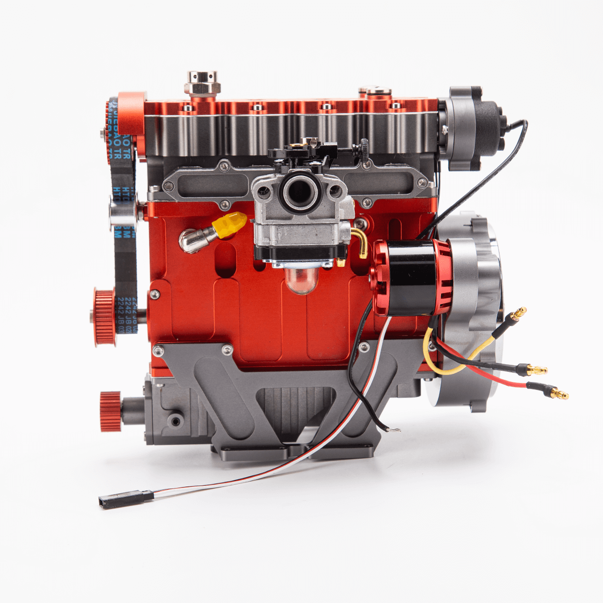 ENJOMOR GS-L4 Gas Engine 32cc 4-Stroke DOHC Inline Four RC Engine Model 12,000 rpm - stirlingkit