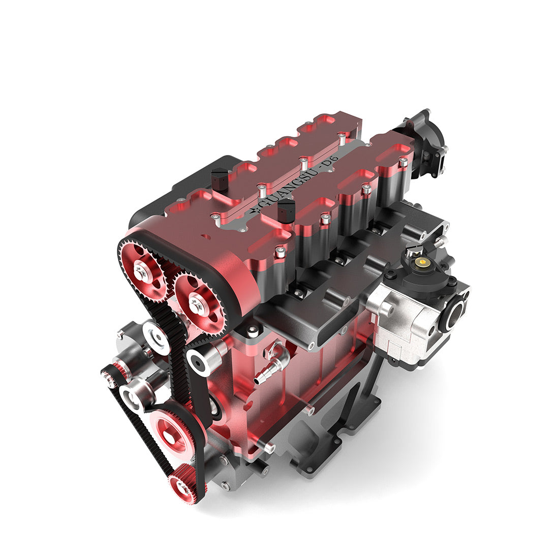 ENJOMOR GS-L4 Gas Engine 32cc 4-Stroke DOHC Inline Four RC Engine Model 12,000 rpm - stirlingkit
