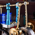 ENJOMOR Hot Air Alpha-Type Walking Beam Stirling Engine - stirlingkit
