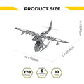 Hughes H-4 3D Metal Mechanical Plane Assembly Model Building Kit for Aviation Lovers - stirlingkit