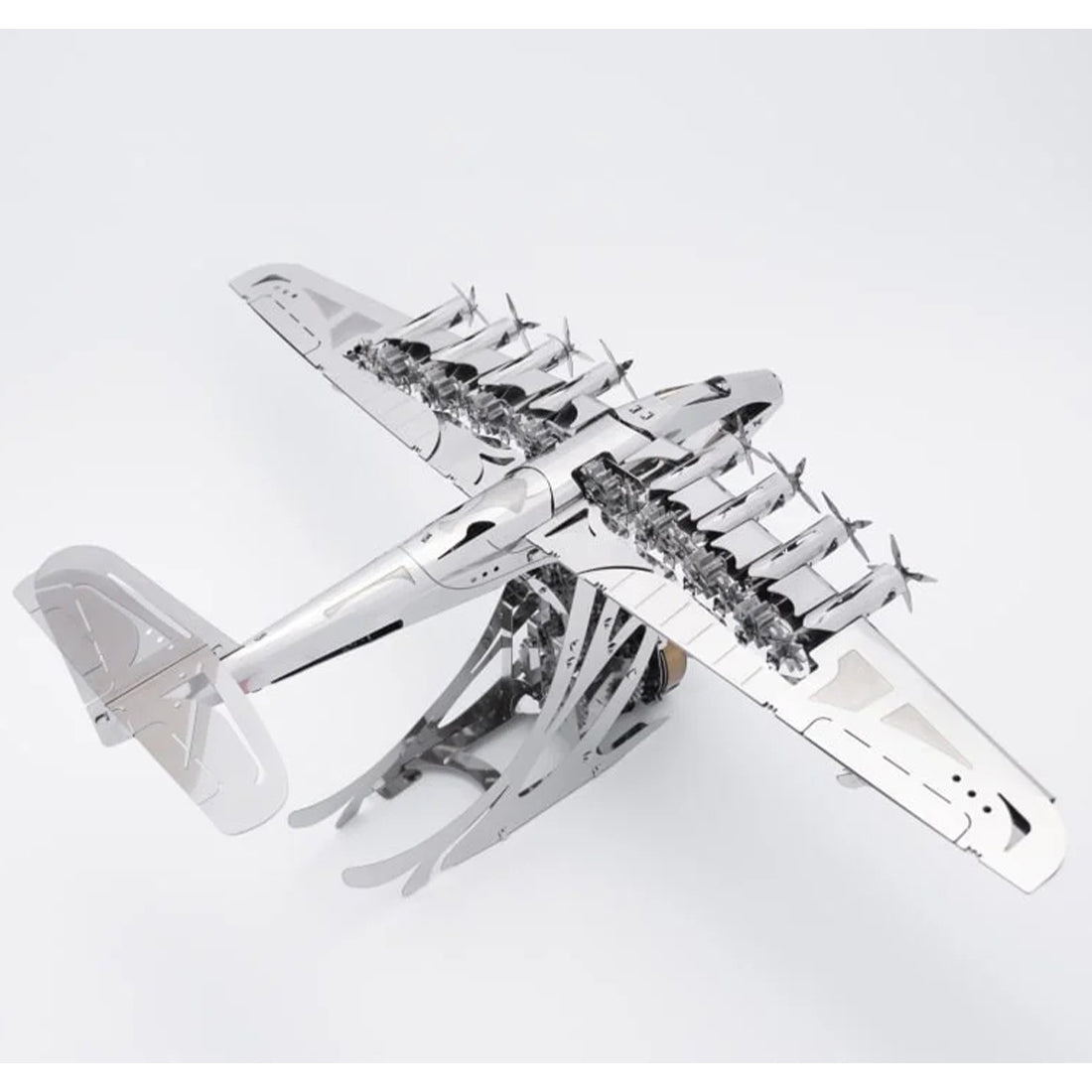 Hughes H-4 3D Metal Mechanical Plane Assembly Model Building Kit for Aviation Lovers - stirlingkit