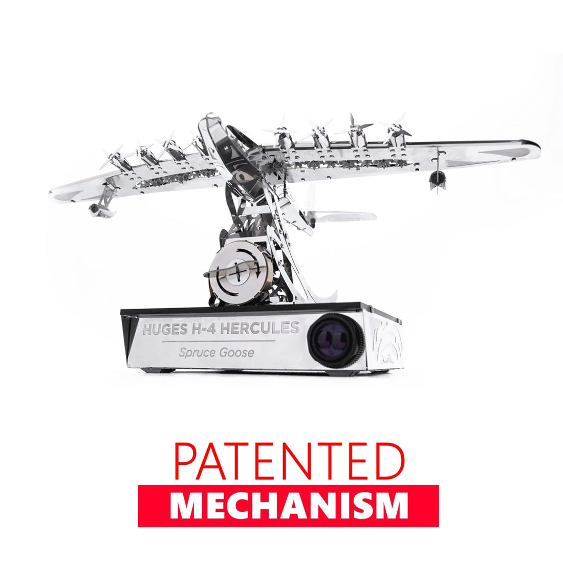 Hughes H-4 3D Metal Mechanical Plane Assembly Model Building Kit for Aviation Lovers - stirlingkit