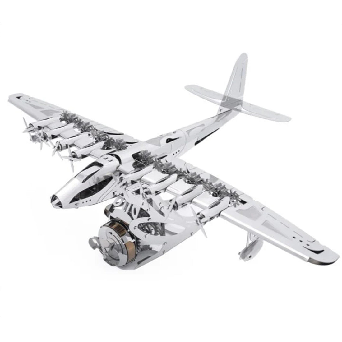 Hughes H-4 3D Metal Mechanical Plane Assembly Model Building Kit for Aviation Lovers - stirlingkit