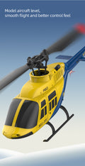 RC ERA A60 BELL 206 Mini Optical Flow RC Helicopter Model for Beginner RTF 90-Class 2.4G 4CH 1/42 - stirlingkit