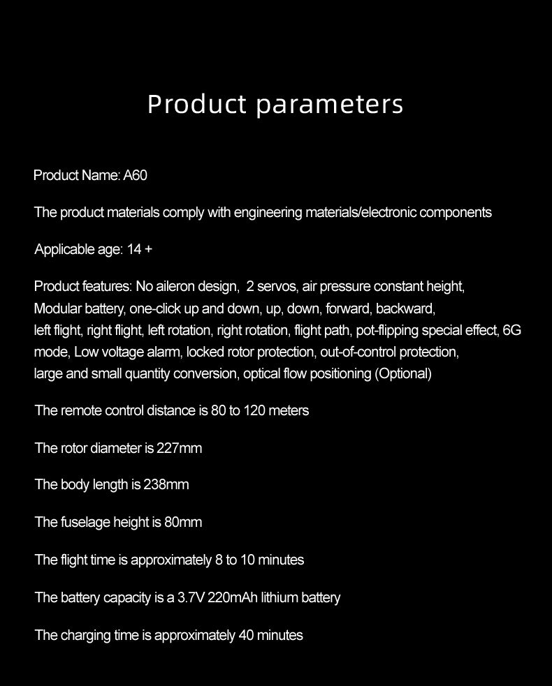 RC ERA A60 BELL 206 Mini Optical Flow RC Helicopter Model for Beginner RTF 90-Class 2.4G 4CH 1/42 - stirlingkit