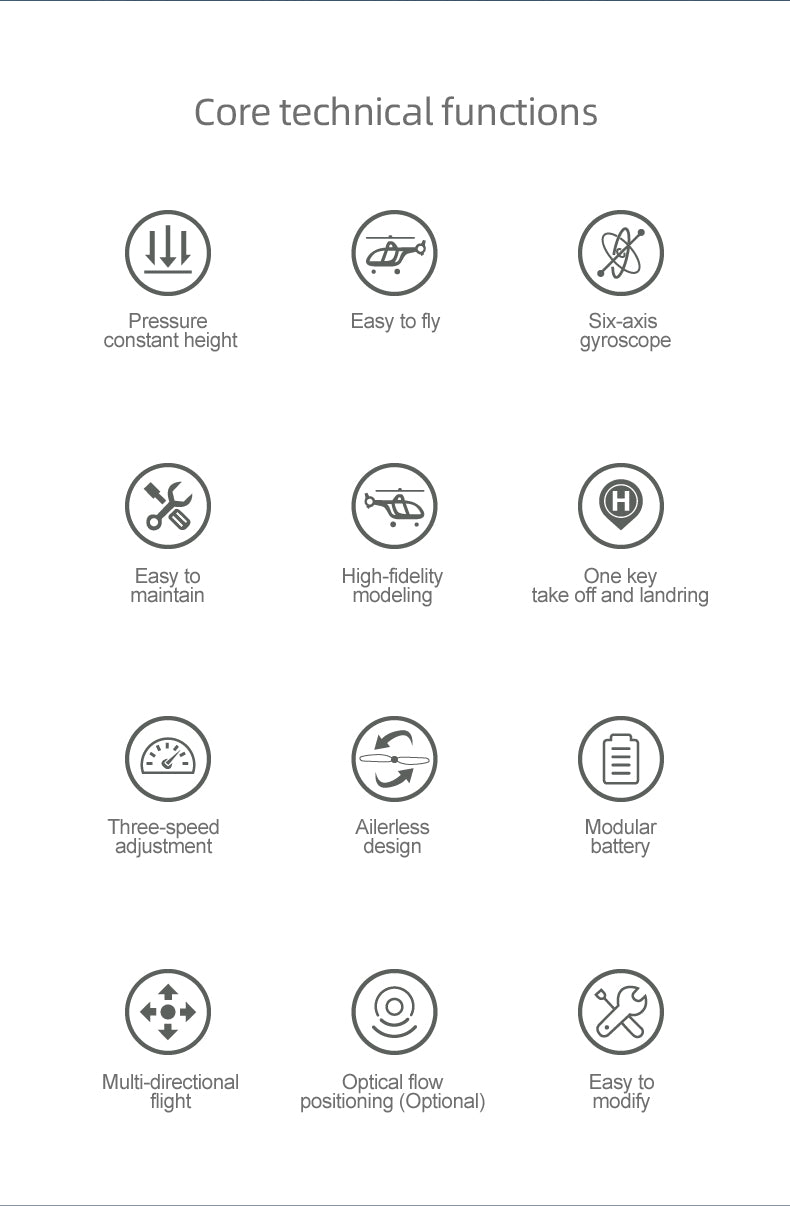 RC ERA A60 BELL 206 Mini Optical Flow RC Helicopter Model for Beginner RTF 90-Class 2.4G 4CH 1/42 - stirlingkit