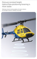 RC ERA A60 BELL 206 Mini Optical Flow RC Helicopter Model for Beginner RTF 90-Class 2.4G 4CH 1/42 - stirlingkit
