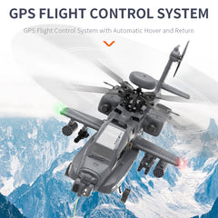 YU XIANG F11-S AH64 Apache RC Helicopter 1/32 2.4G 6CH RTF GPS Smart Version - stirlingkit