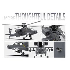 YU XIANG F11-S AH64 Apache RC Helicopter 1/32 2.4G 6CH RTF GPS Smart Version - stirlingkit