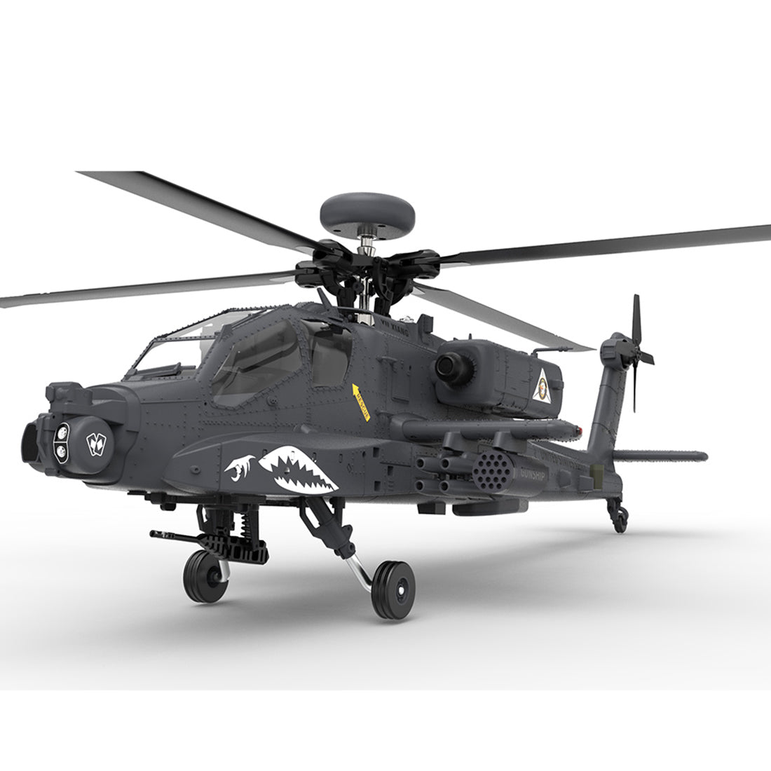 YU XIANG F11-S AH64 Apache RC Helicopter 1/32 2.4G 6CH RTF GPS Smart Version - stirlingkit