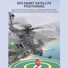YU XIANG F11-S AH64 Apache RC Helicopter 1/32 2.4G 6CH RTF GPS Smart Version - stirlingkit