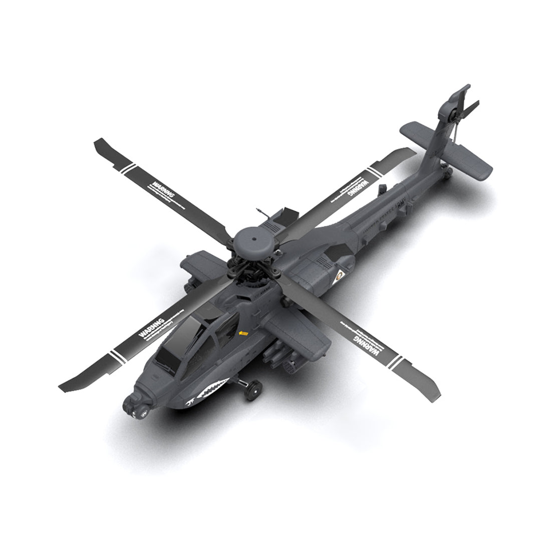 YU XIANG F11-S AH64 Apache RC Helicopter 1/32 2.4G 6CH RTF GPS Smart Version - stirlingkit
