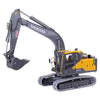 E111-003 1/14 2.4G Remote Control Hydraulic Excavator Engineering Construction Vehicle Model Toy - RTR Version Yellow - stirlingkit