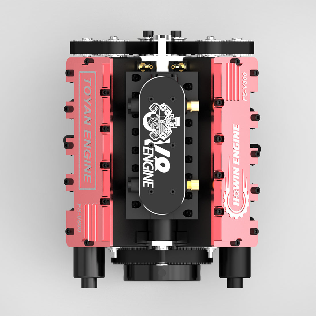 Toyan V8 FS-V800 28cc Engine RTR Nitro Engine Model Kits with Supercharger - stirlingkit