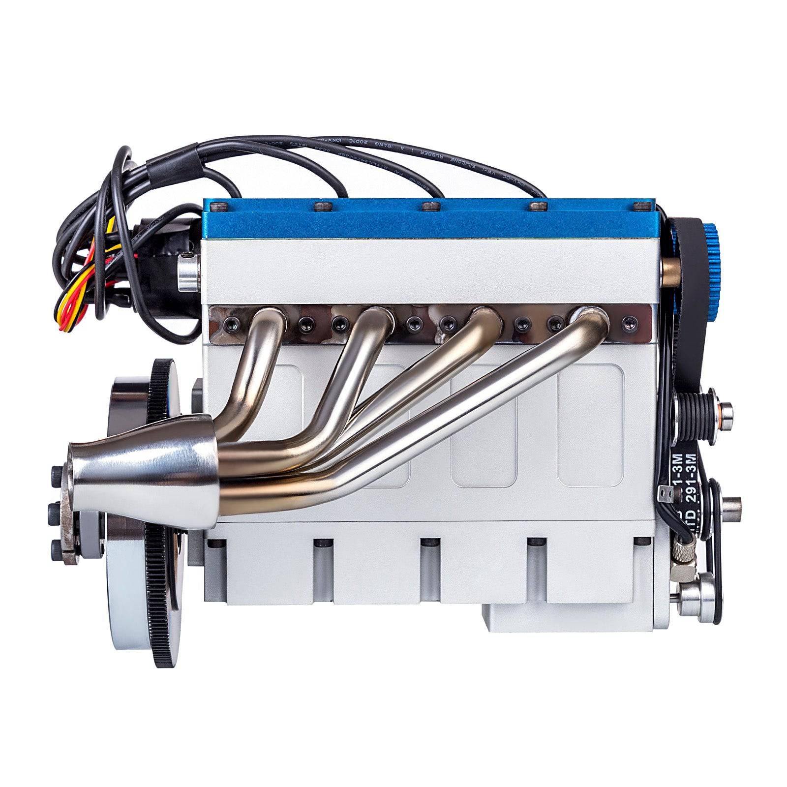 Enjomor 36cc I4 DOHC 4-cylinder Inline Four-stroke Water-cooled Gasoline Engine with Twin Overhead Camshafts for RC Car Boat - stirlingkit