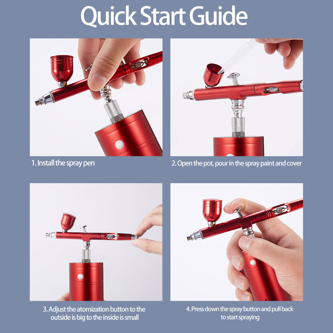 Cheap Airbrush Paint kit Miniatures and Engine Models Paints - stirlingkit