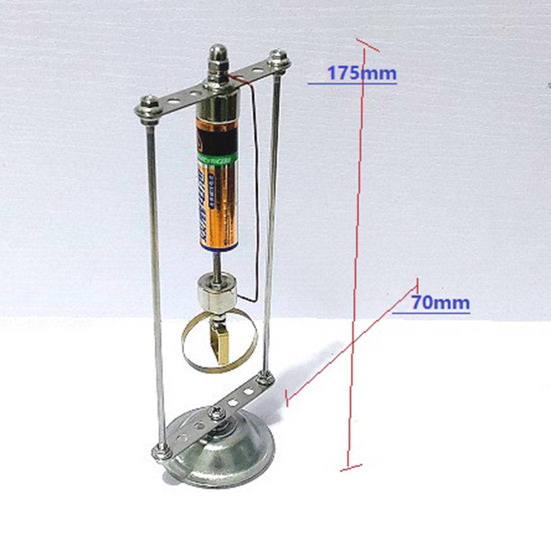 Electromagnet Self Rotating Fan Model Magnet Tricks - stirlingkit