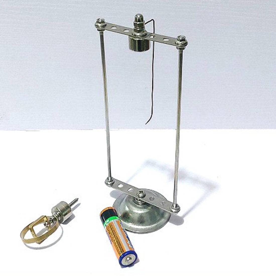 Electromagnet Self Rotating Fan Model Magnet Tricks - stirlingkit