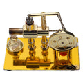 ENJOMOR Golden Balance Stirling Engine Generator with LED Bulb Non-Stop Run - stirlingkit