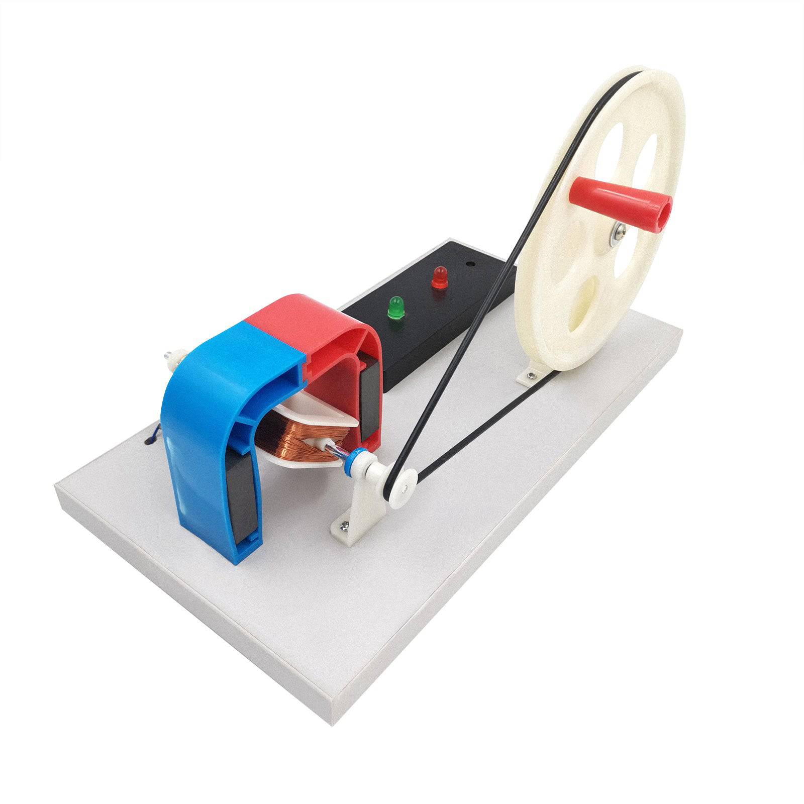 Hand Start Crank AC/DC Generator Electromagnetics Scientific Physical Toy, image size:1600x1600