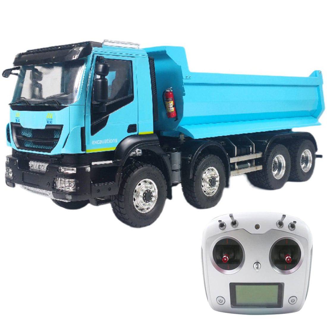 MODEL RACING 1/14 RC Truck Electric RC Hydraulic Dump Truck 8×8