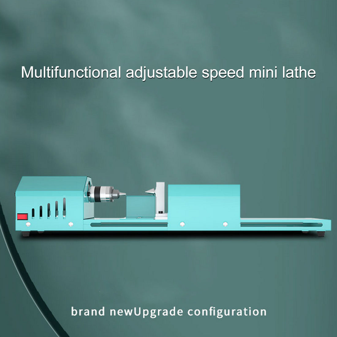 Multifunctional Mini Metal Lathe with Single Motor for Model Engine 4000-9000rpm - stirlingkit