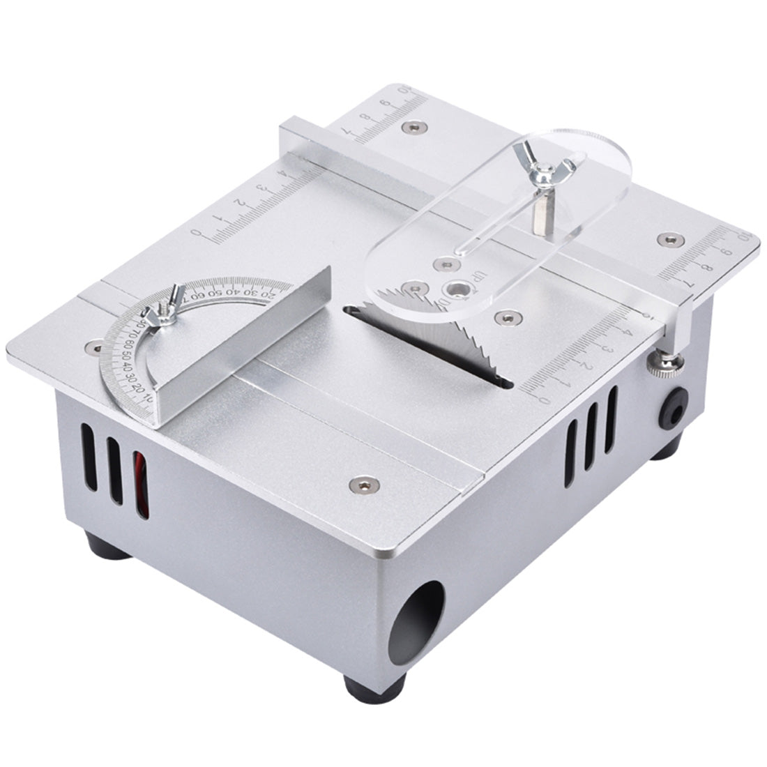 Precision Multifunctional Mini Table Saw Woodworking Lathe Polishing Bench For Engine Model DIY Crafts - stirlingkit