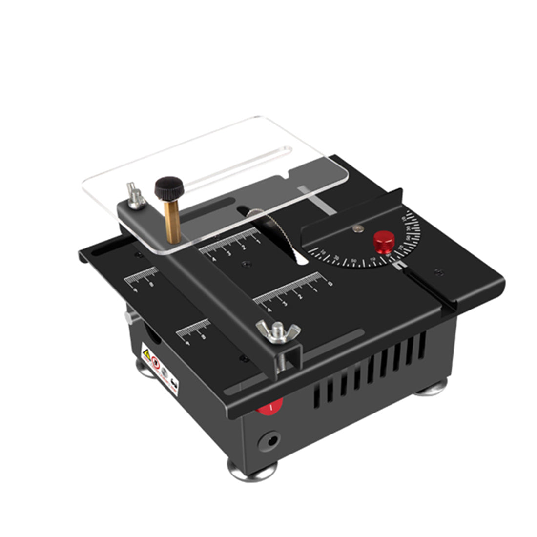 Precision Multifunctional Mini Table Saw Woodworking Lathe Polishing Bench For Engine Model DIY Crafts - stirlingkit