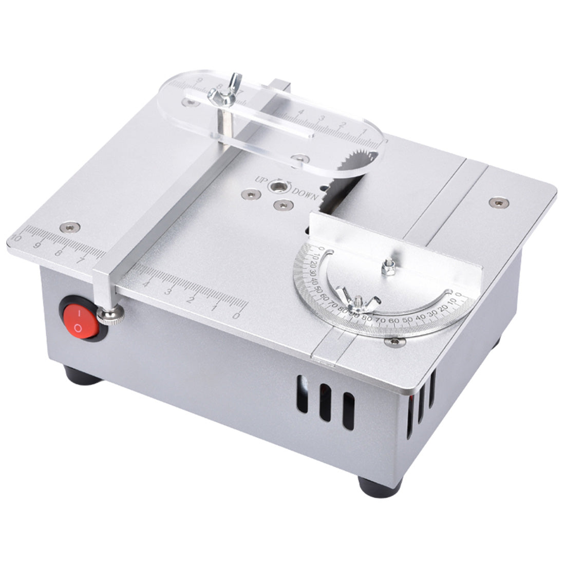 Precision Multifunctional Mini Table Saw Woodworking Lathe Polishing Bench For Engine Model DIY Crafts - stirlingkit
