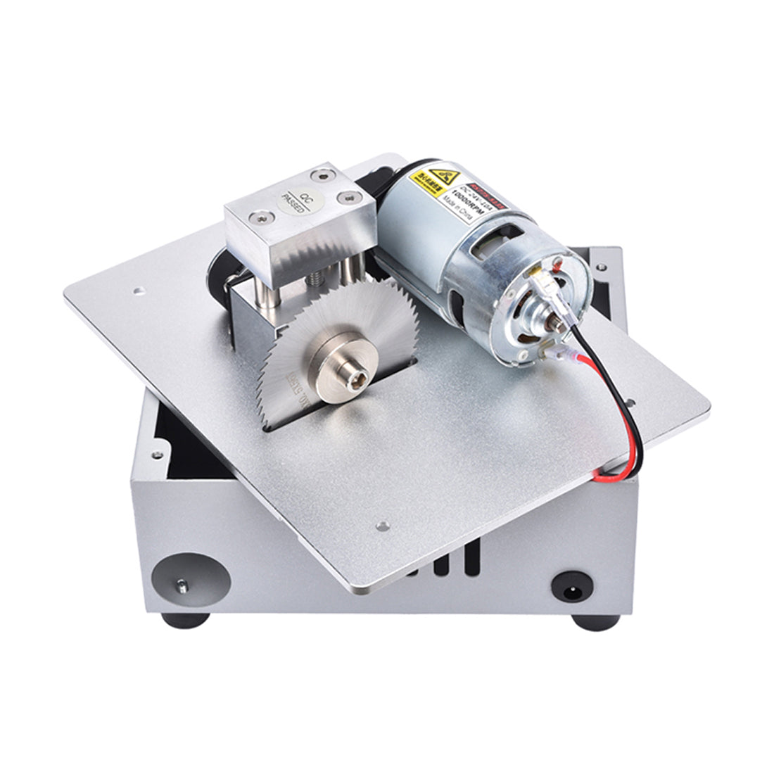 Precision Multifunctional Mini Table Saw Woodworking Lathe Polishing Bench For Engine Model DIY Crafts - stirlingkit